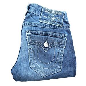 Vintage True Religion Jeans Size 32 BILLY BIG T Blue